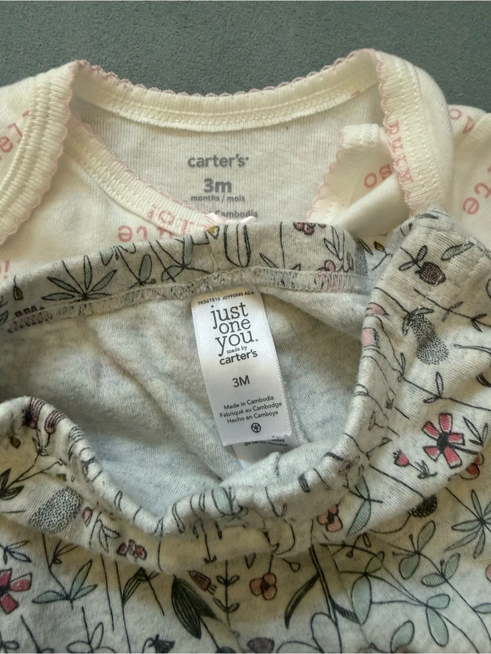 0-3M Bundle Girls 12-piece lot H&M Nordstrom Old Navy Cat & Jack Carter Honest